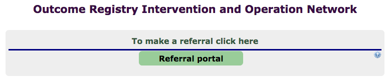 Referral Portal button